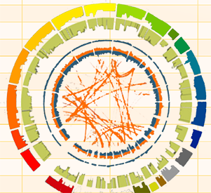 Circos plot from PGDI banner