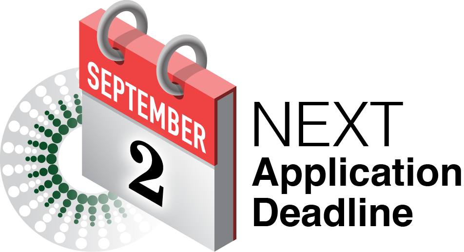Calendar page showing the next application deadline for NCL's Assay Cascade is September 2.