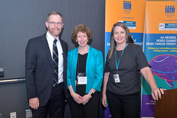 Dr. Matk Gilbert, Kathy Oliver and Dr. Terri Armstrong