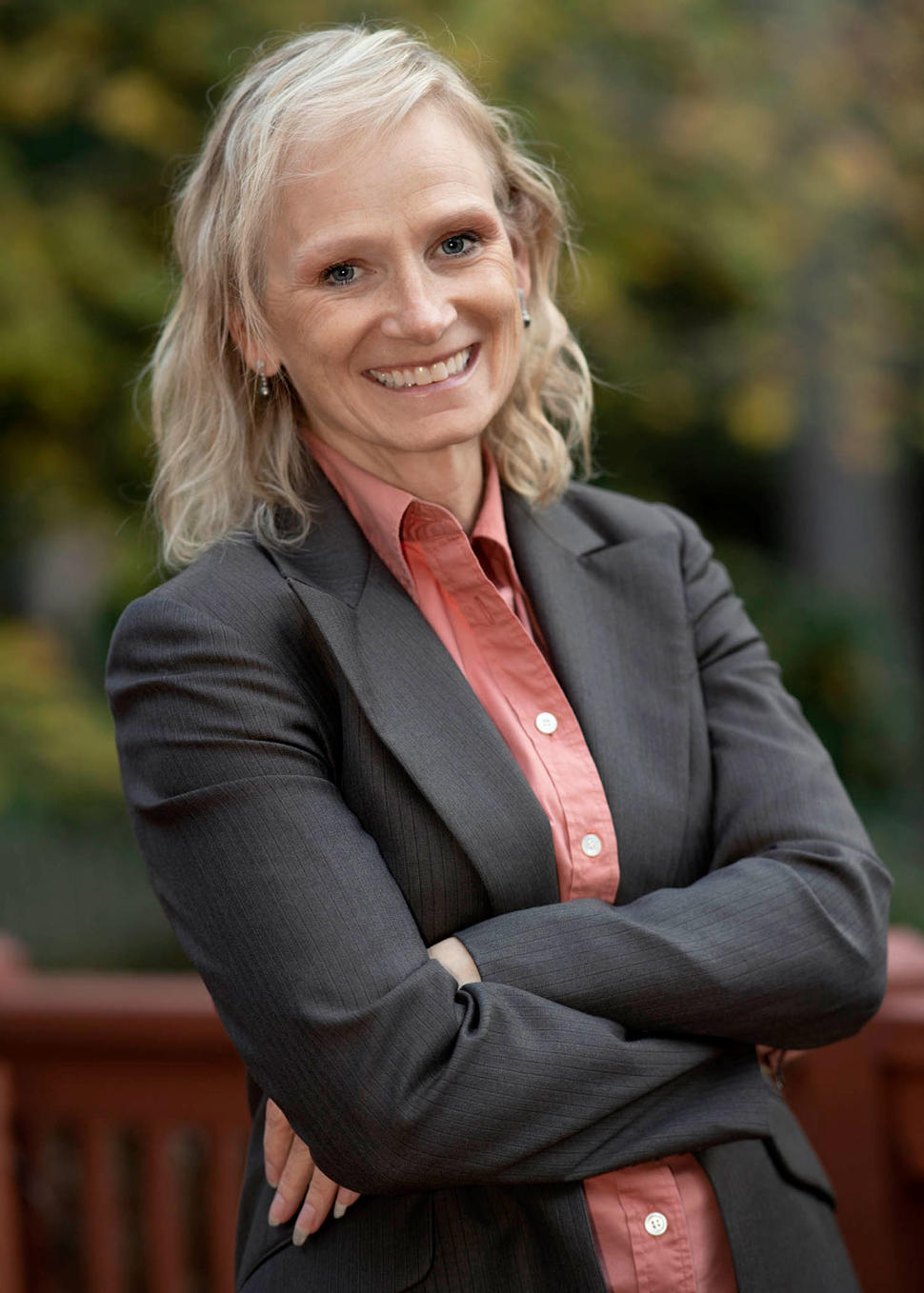 Headshot of Debra Rogan outside