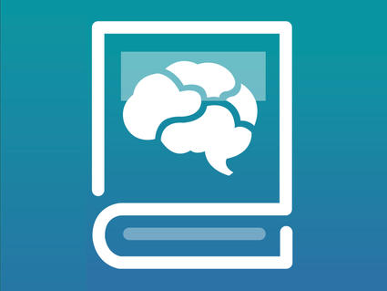 The My STORI app logo, which is an icon of a book with a brain in the middle
