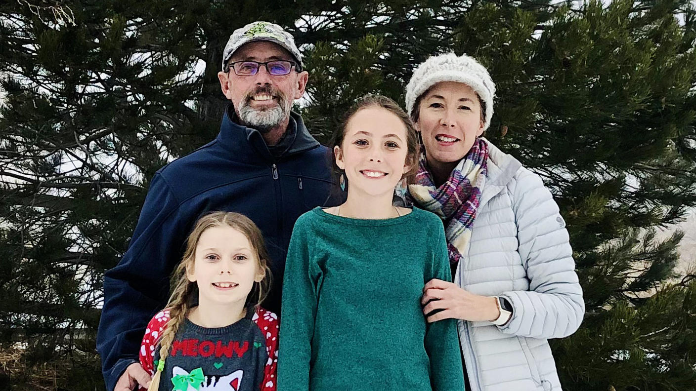 Andrea with her family