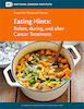 Cover of the booklet, Eating Hints, shows a big pot of vegetable stew with sweet potatoes.