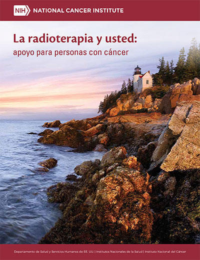 Cover of “La radioterapia y usted: Apoyo para las personas con cáncer” PDF