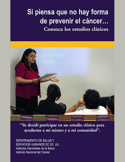 Cover of the PDF "Si piensa que no hay forma de prevenir el cáncer..."
