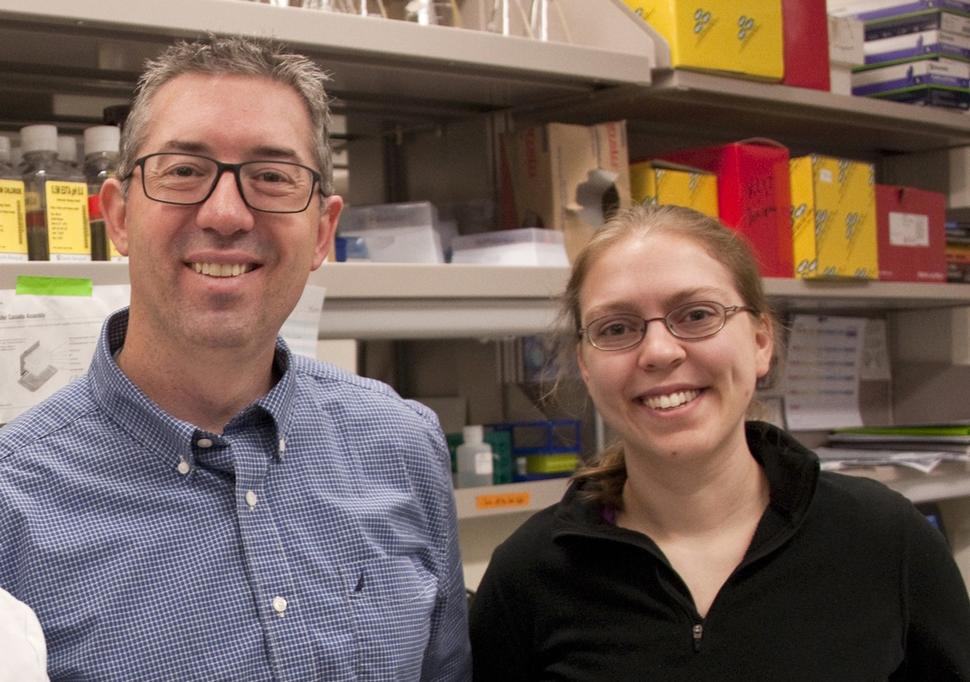 Rob Kortum, MD, PhD, and Erin Sheffels, PhD