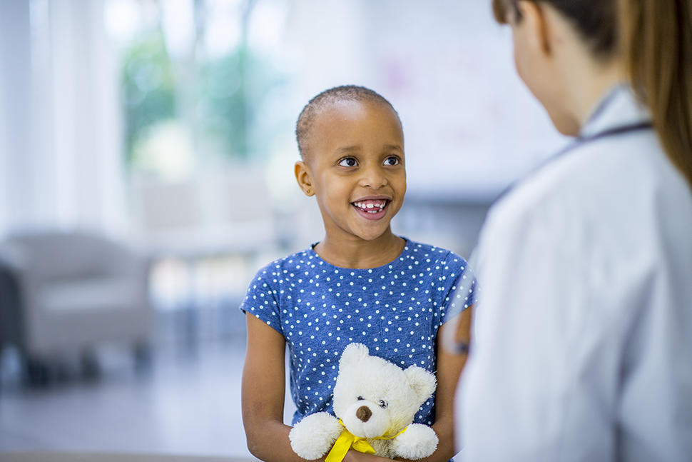 Child Patient with Bear