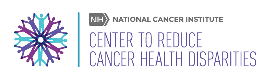 The logo for NCI's Center to Reduce Cancer Health Disparities 