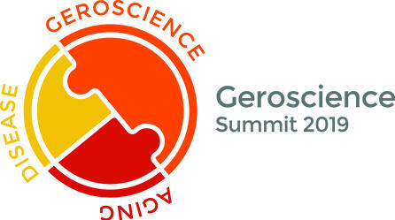 2019 Geroscience Summit image showing the connection between aging, disease, and geroscience