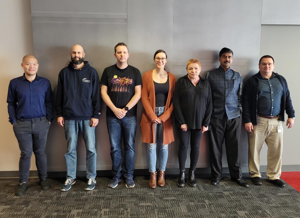 Members of the Drug Screening and Preclinical Research Team stand together