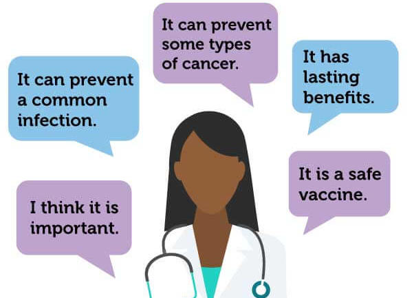 Doctor gives five reasons to get the HPV vaccine: I think it is important. It can prevent a common infection (HPV). It can prevent some types of cancer. It has lasting benefits. It is a safe vaccine. 