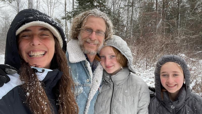 Corrie Painter with her family.