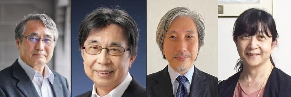 Headshot of Drs. Fuyuhiko Tamanoi, Hideyuki Saya, Toshio Imai, and Kiyoko Kato