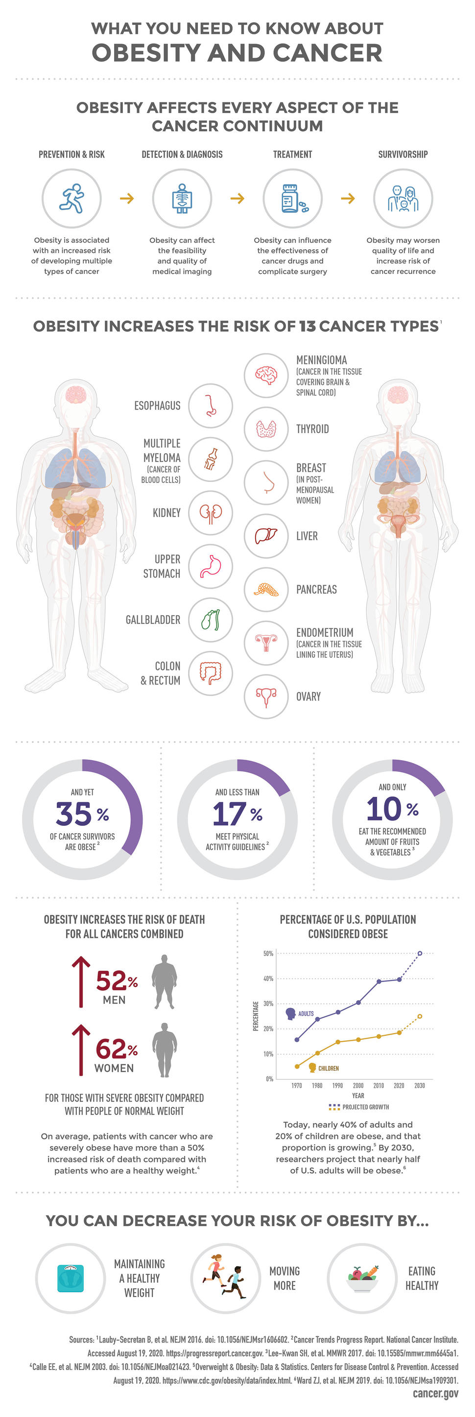 What You Need to Know About Obesity and Cancer Infographic