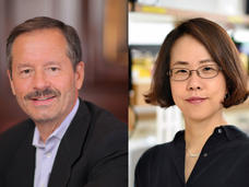 Lewis Cantley, PhD on left and Jihye Yun, PhD on right