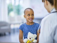 Child Patient with Bear