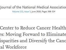 Journal of the National Medical Association paper describing the history and programs of the NCI Center to Reduce Cancer Health Disparities