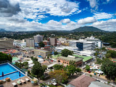 Landscape view of Blantyre City Centre in Malawi