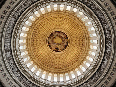 Ceiling of the Capitol rotunda
