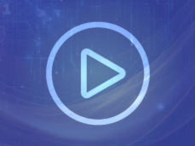 Iconographic representation of a video "play" button