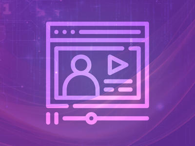 Iconographic representation of a webinar