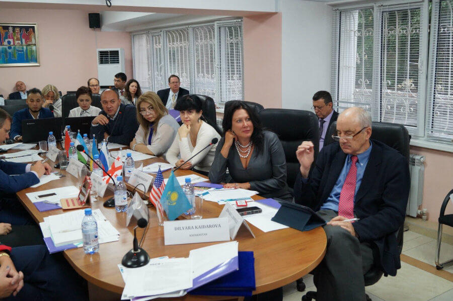 Group photo of regional gynecological leaders at IGCS meeting.