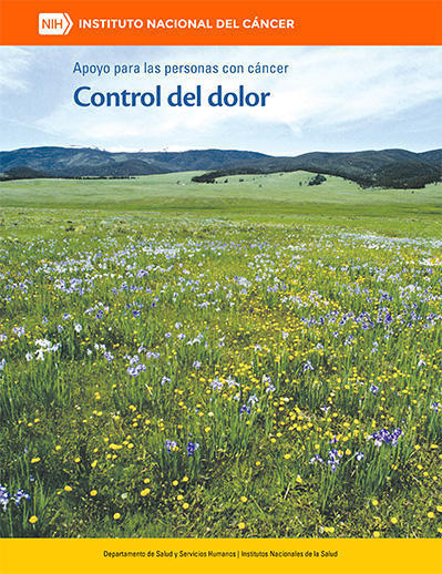 Cover of “Control del dolor: apoyo para las personas con cáncer” PDF