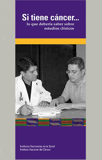 Cover of “Si tiene cáncer...lo que debería saber sobre estudios clínicos” PDF