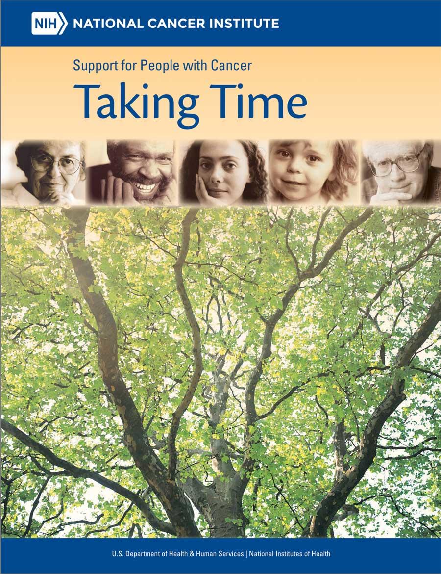 Support for People with cancer: Taking Time. Cover image