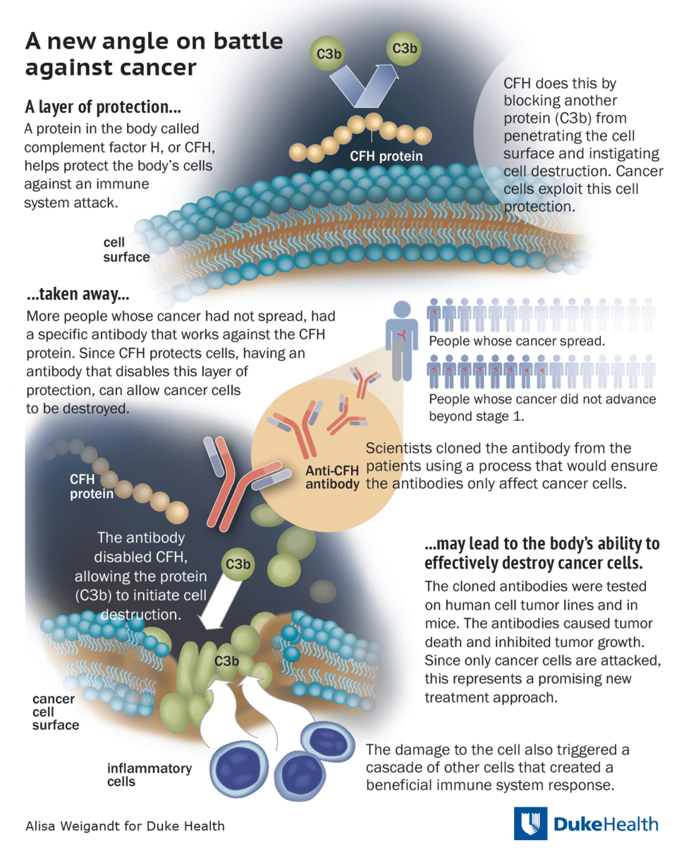 A New Angle on Battle Against Cancer infographic by Duke Health