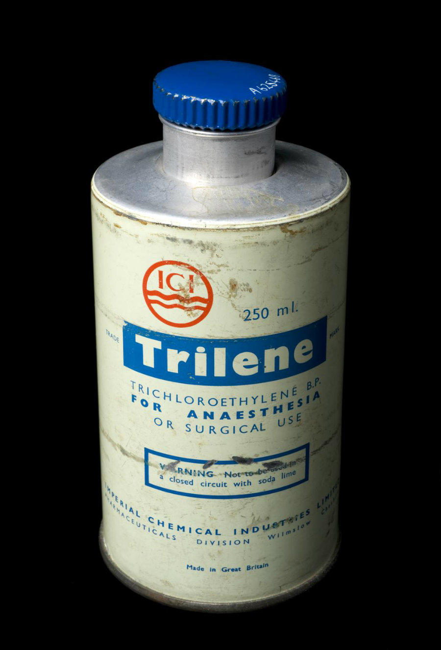Can of trichloroethylene
