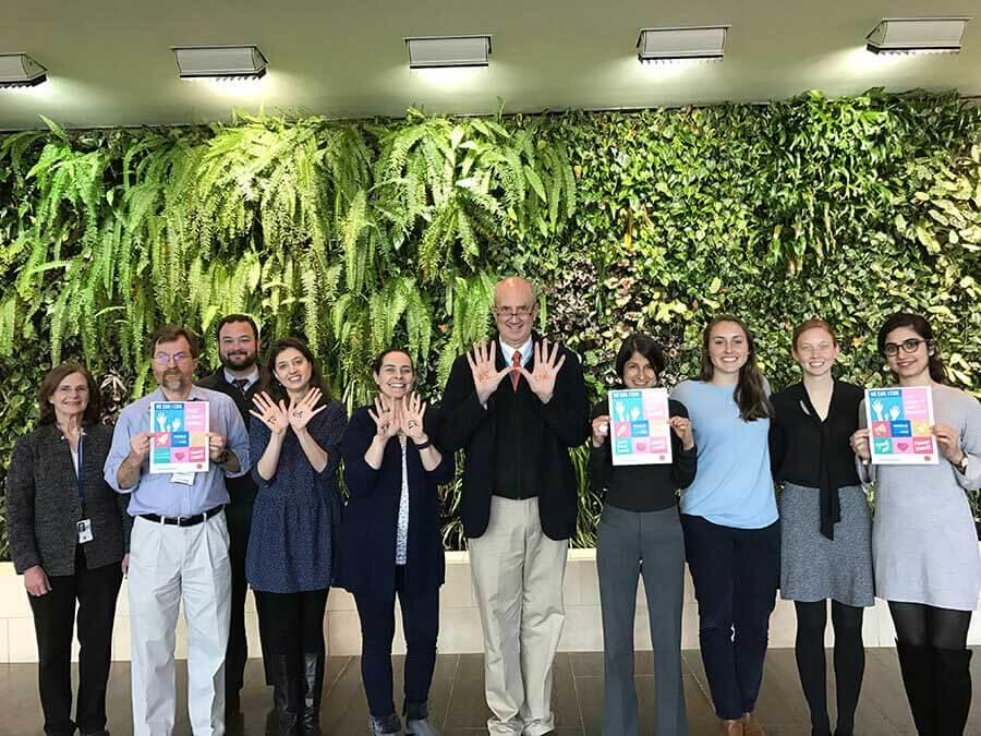 Photo of CGH staff during World Cancer Day 2017.