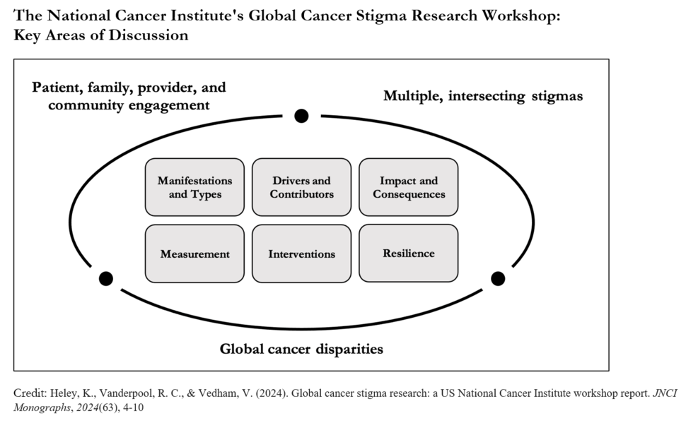 The National Cancer Institute's Global Cancer Stigma Research Workshop: Key Areas of Discussion Stigma diagram