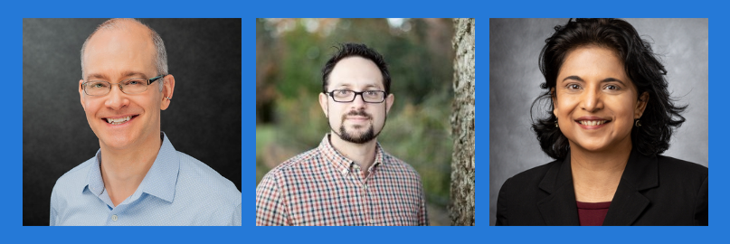 Headshots of Drs. David Reiner, David Matus, & Swathi Arur