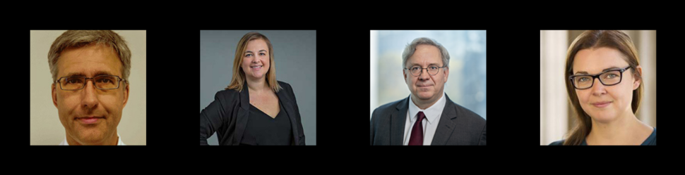 Headshots of Drs. Burkhard Ludewig, Amanda Lund, Ivan Maillard, & Sophie Acton