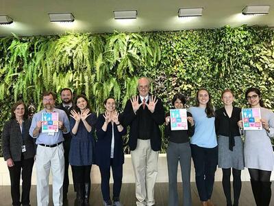 Photo of CGH staff during World Cancer Day 2017.