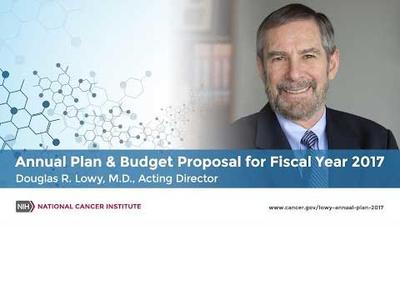 Annual Plan & Budget Proposal for Fiscal Year 2017