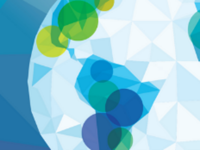 10th annual symposium on global cancer research text with globe on blue background