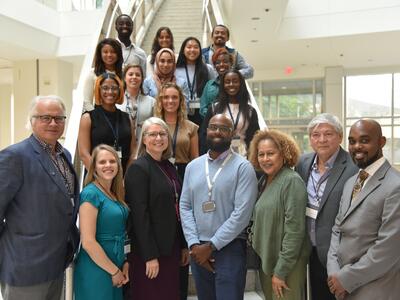iCURE Scholars and NCI staff at the 2023 iCURE Welcome Ceremony