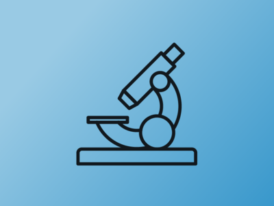 Icon of a microscope
