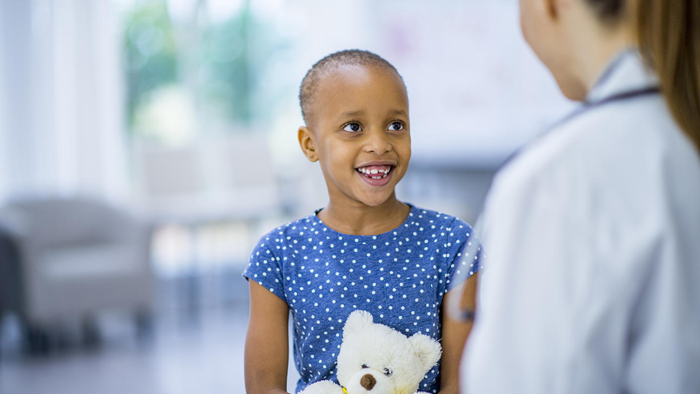 Child Patient with Bear