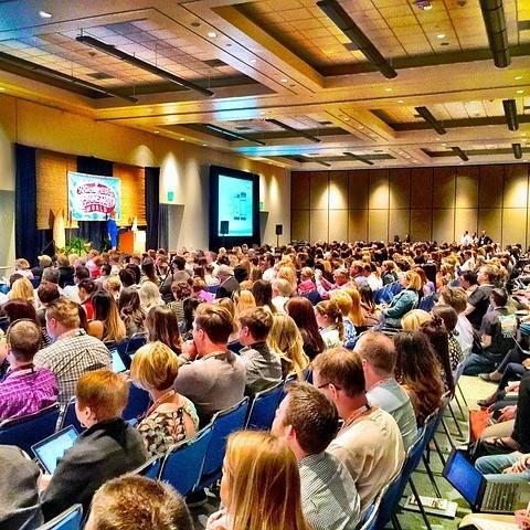 image of a conference session